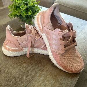 Woman’s Pink  Adidas Primeblue made with Parley Ocean Plastic